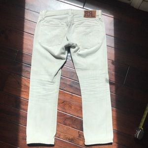 Ralph Lauren "RRL" Slim White Jeans